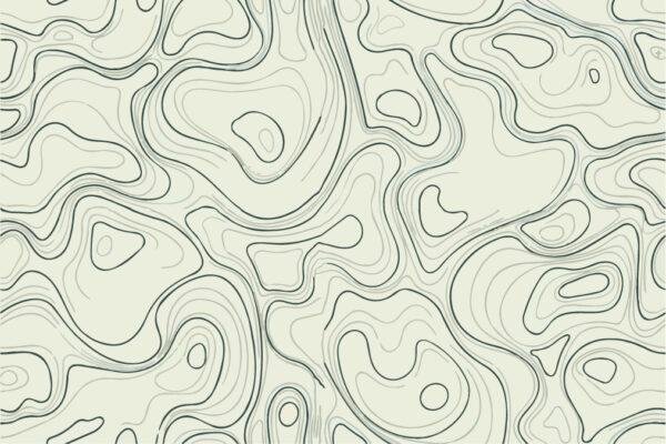 Geographic Mark Gift-paper maps, lines